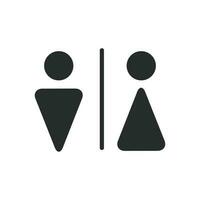 restroom symbol vector design illustration toilet sign