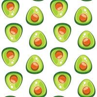 Healthy food. Avocado print Seamless avocado pattern for textiles, prints, clothing, blanket, banner, and more. vector