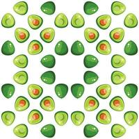 Healthy food. Avocado print Seamless avocado pattern for textiles, prints, clothing, blanket, banner, and more. vector