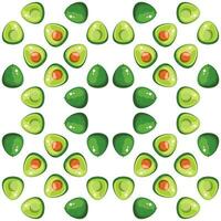 Healthy food. Avocado print Seamless avocado pattern for textiles, prints, clothing, blanket, banner, and more. vector