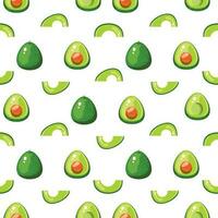 Healthy food. Avocado print Seamless avocado pattern for textiles, prints, clothing, blanket, banner, and more. vector