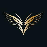 Abstract bird silhouette vector icon design. Logo symbol of bird.