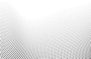 Abstract halftone wave background. Vector curves slanting, waved lines pattern.