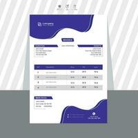 Invoice Template Simple Pro Vector