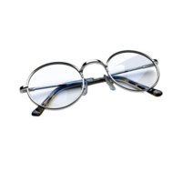 rond des lunettes génératif ai png