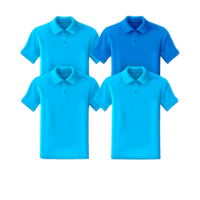 camicia blu stampa generativo ai png