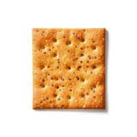 Cracker Isolated on White Background photo