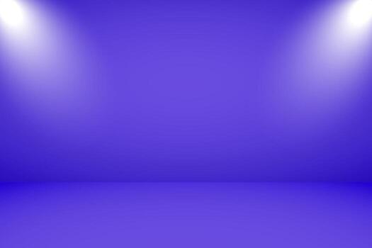 vector ilustración de vacío estudio con Encendiendo y púrpura antecedentes para producto monitor