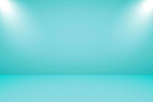 vector ilustración de vacío estudio con Encendiendo y ligero azul antecedentes para producto monitor