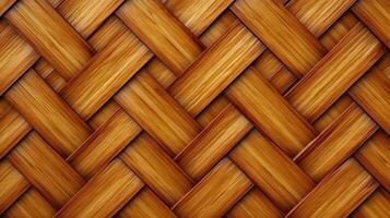 Rattan Texture Background AI Generated photo