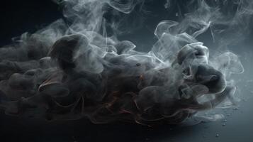 Smoke Background AI Generated photo