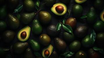 aguacate antecedentes ai generado foto