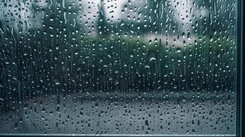 Moist Window Background photo