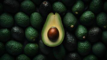 aguacate antecedentes ai generado foto