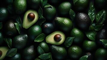 aguacate antecedentes ai generado foto