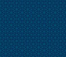 Abstract seamless pattern. Arabic line ornament with geometric shapes. vector