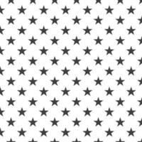 Black White Stars Seamless Pattern Vector Background Wallpaper