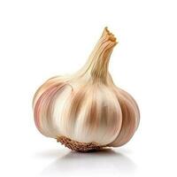 Garlic Isolated on White Background AI Generated photo