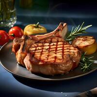 Grilled Pork Chops photo