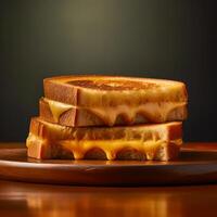 Grilled Cheese Sandwich AI Generated photo