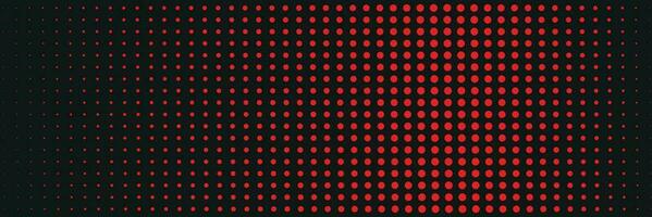 pattern of red dots on black background vector