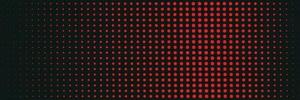 pattern of red dots on black background vector