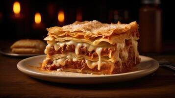 Lasagna aesthetic graphic art photo
