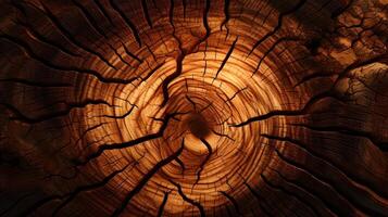 Wood Burn Texture Background AI Generated photo