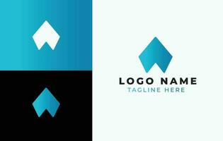 Modern logo design with letter w in abstract form vector