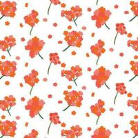 Background with flowers for decoration and design. vector