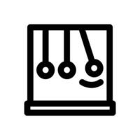 newtons cradle icon design element vector