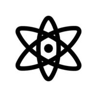 atom icon design element vector