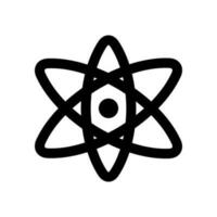 atom icon design element vector