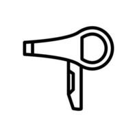 hair dryer icon line style vector