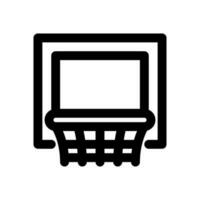 basketball hoop basket element design vector