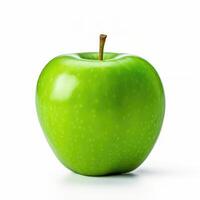 Green Apple Isolated on White Background AI Generated photo