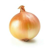 Fresh Onion Isolated on White Background AI Generated photo