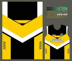 Vector jersey sports design for racing cycling football gaming motocross