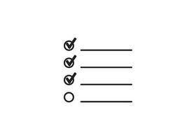 checklist icon design illustration vector isolated