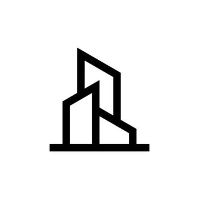 simple building logo design