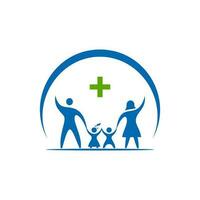 family logo design, happy family logo vector