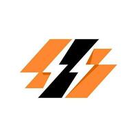 Vector flash thunder bolt logo