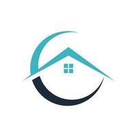 logo combination of house and letters c and a vector