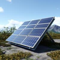 Solar Panel Background Photo
