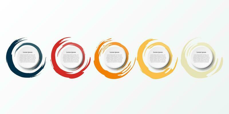 Infographic used for detailed reports of all 5 topics.