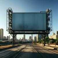 Billboard HD Photo Mockup Photo AI Generative