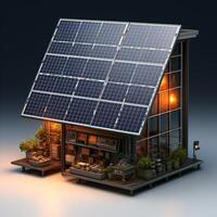 Solar Panel Background Photo