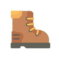 hiking shoes equipment for camping activities to relax during the holidays vector