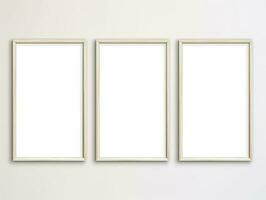 Modern Gallery Wall Poster Frames Mockup illustration photo