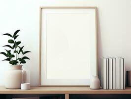 Modern Gallery Wall Poster Frames Mockup illustration photo